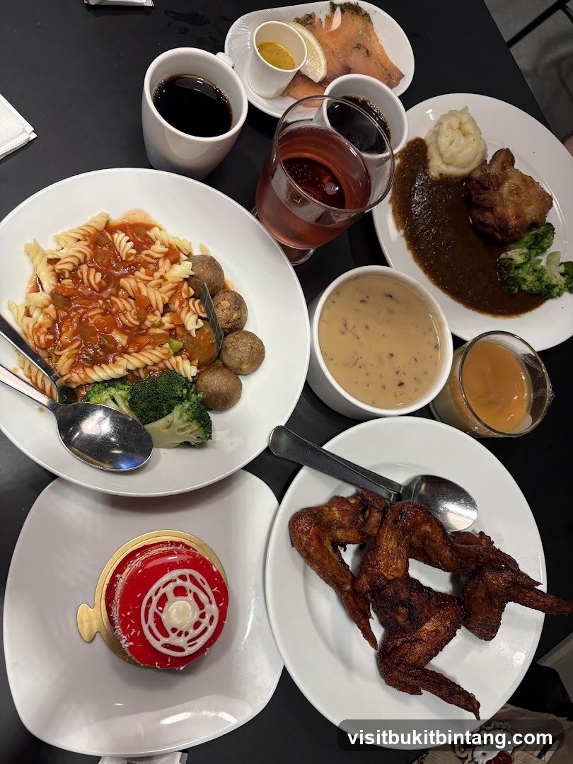 Assortment of Food and Drinks