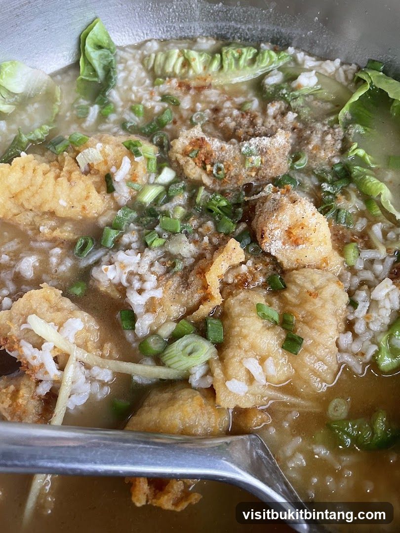 Congee with Fried Fish