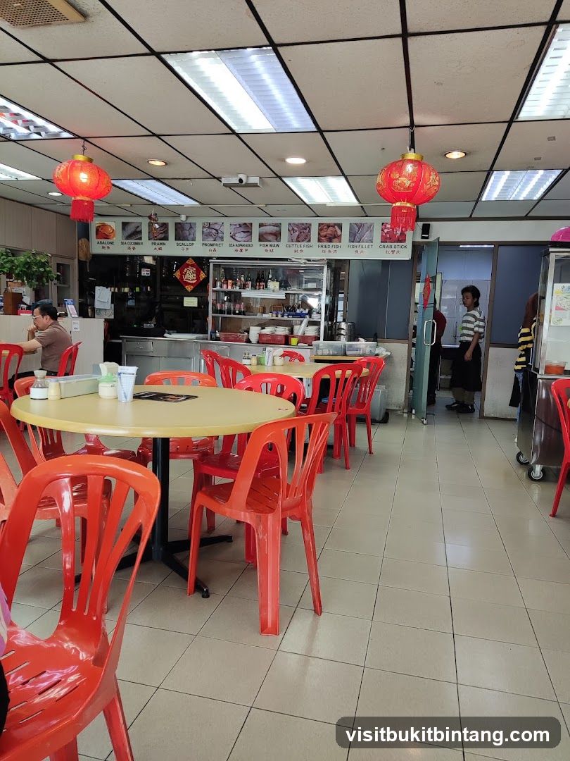 Restaurant Interior with Seafood Display