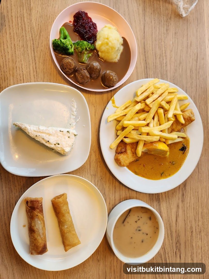 Assortment of Food Dishes