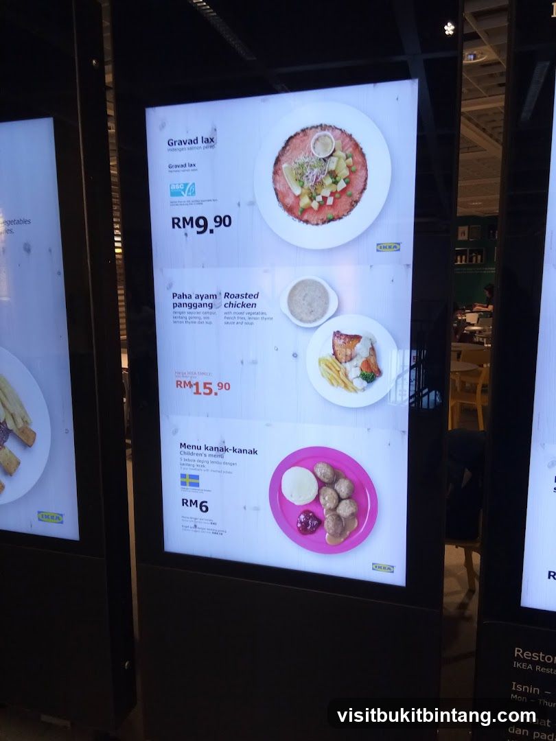 IKEA Restaurant Menu