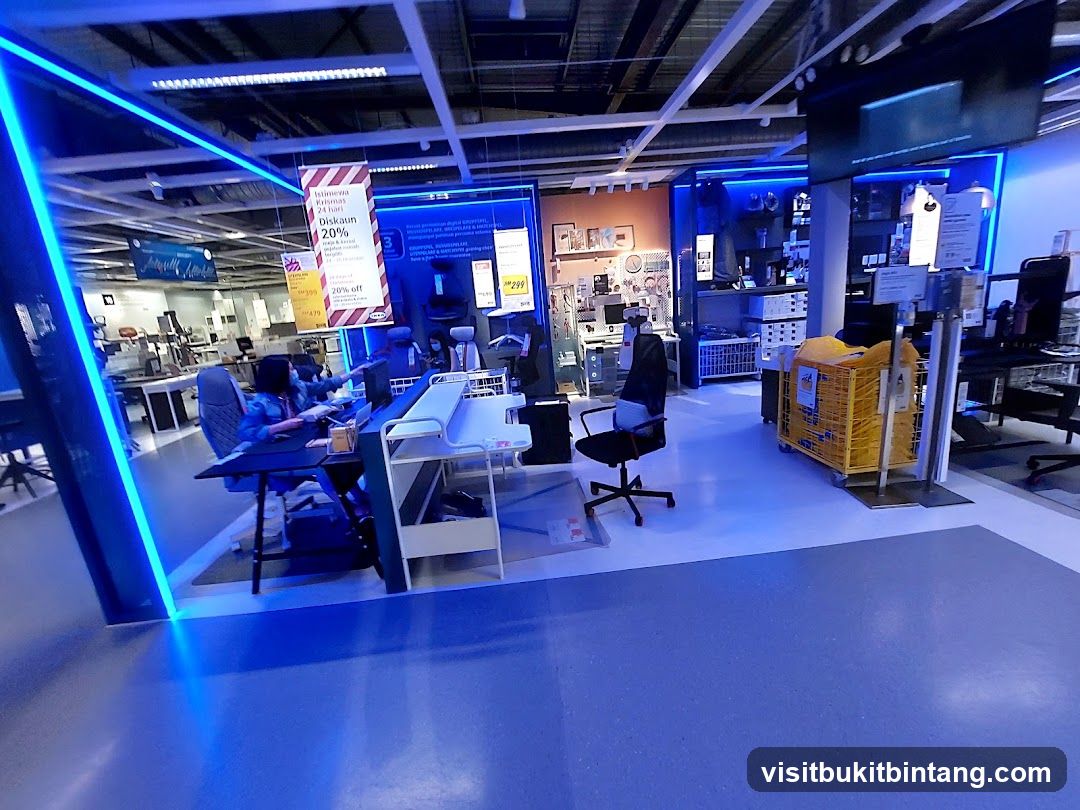 Office furniture display