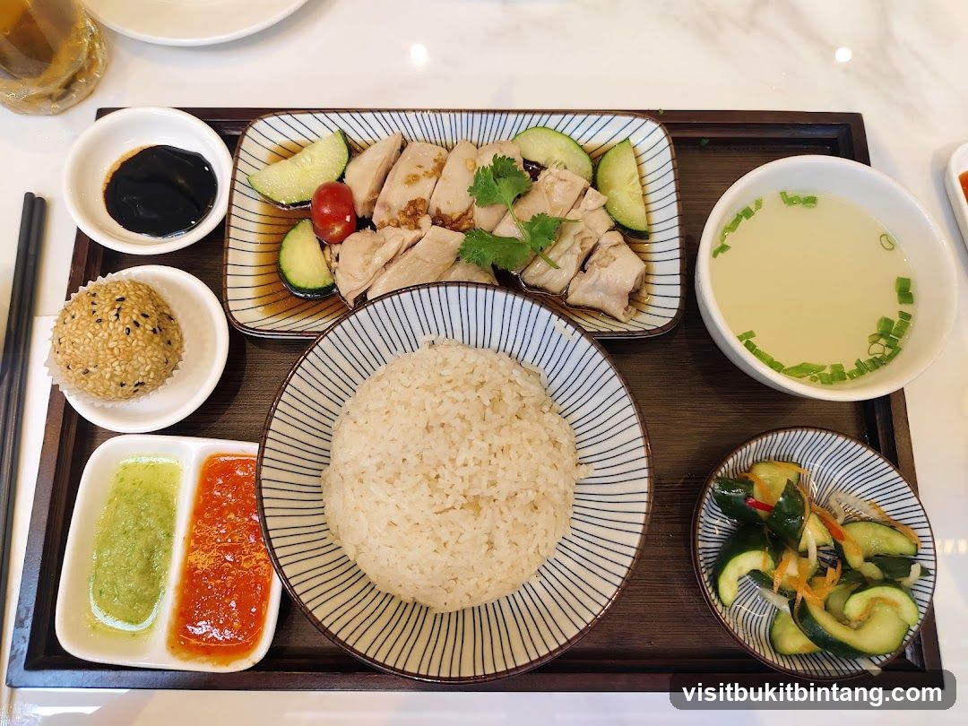 Hainanese Chicken Rice Set