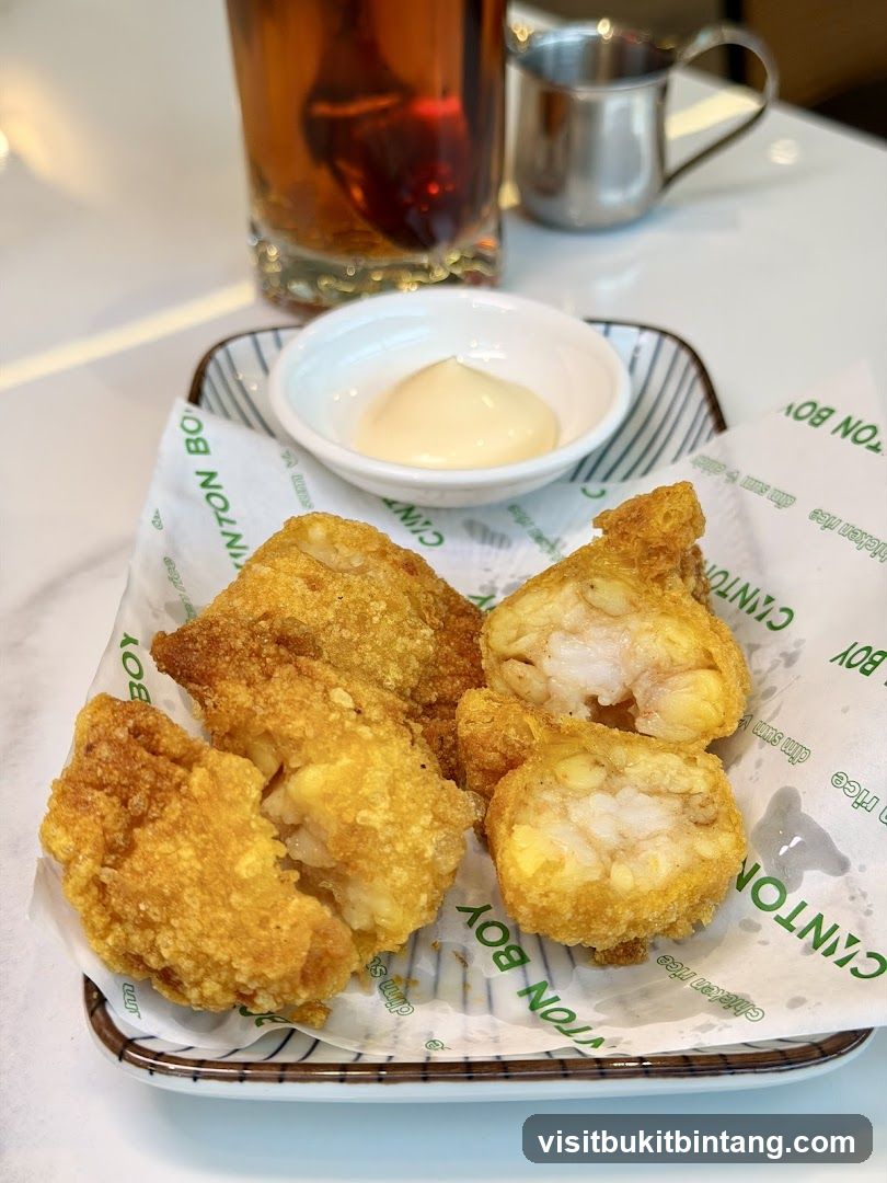 Fried Food with Dip and Drink