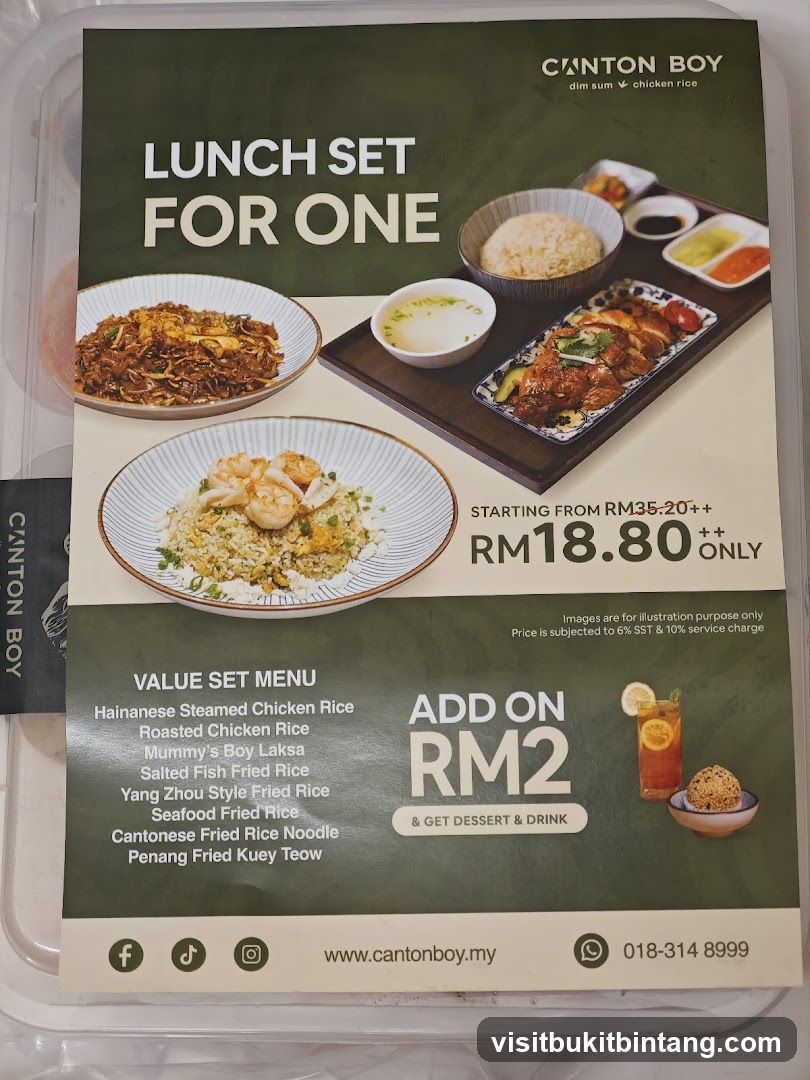 Lunch Set For One