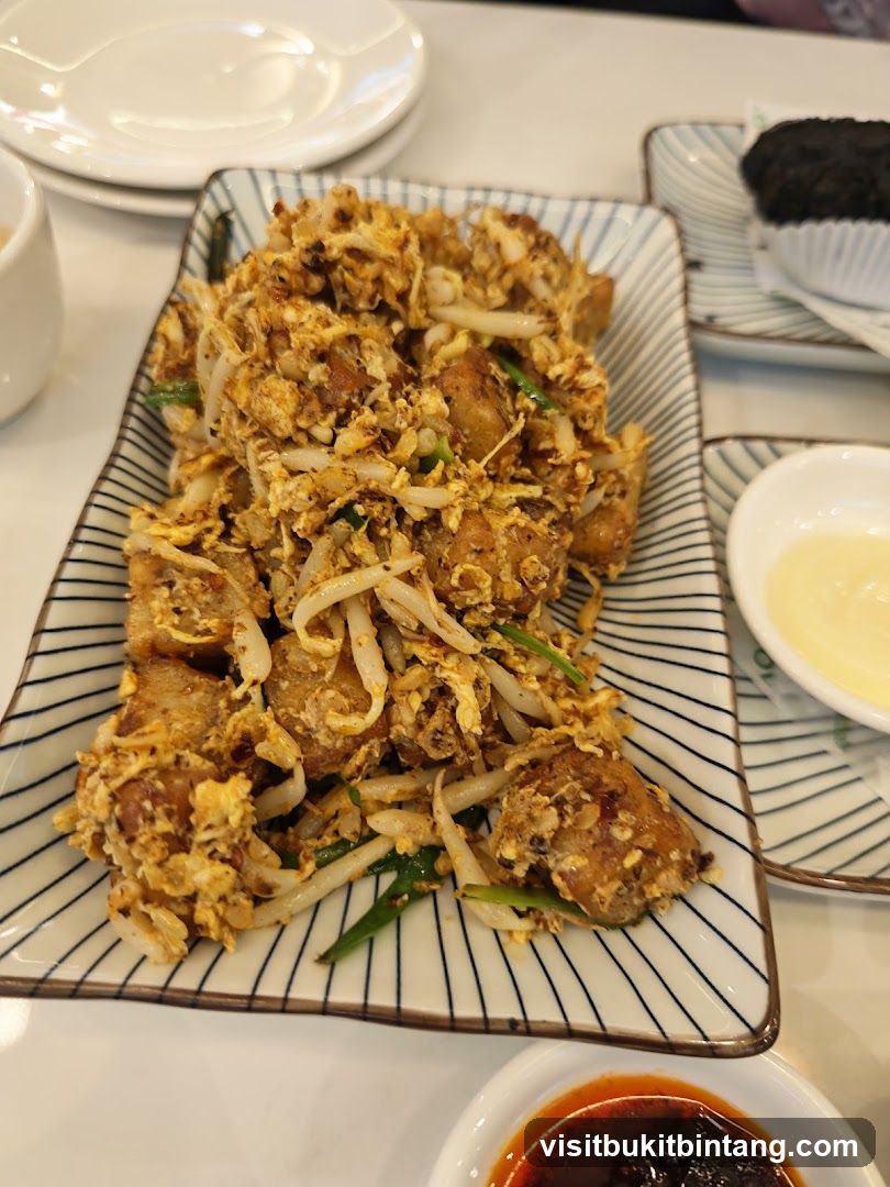 Fried Turnip Cake with Scrambled Eggs