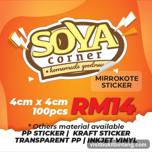 Soya Corner Sticker Promotion