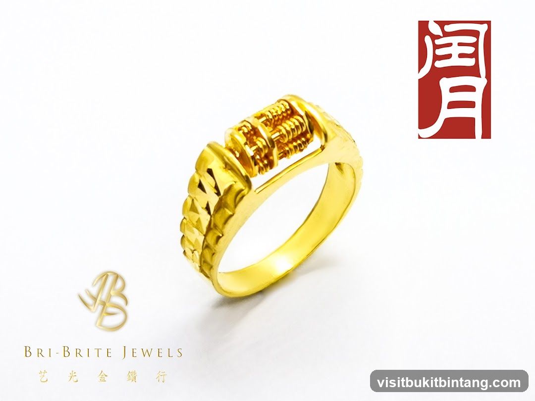 Gold Abacus Ring