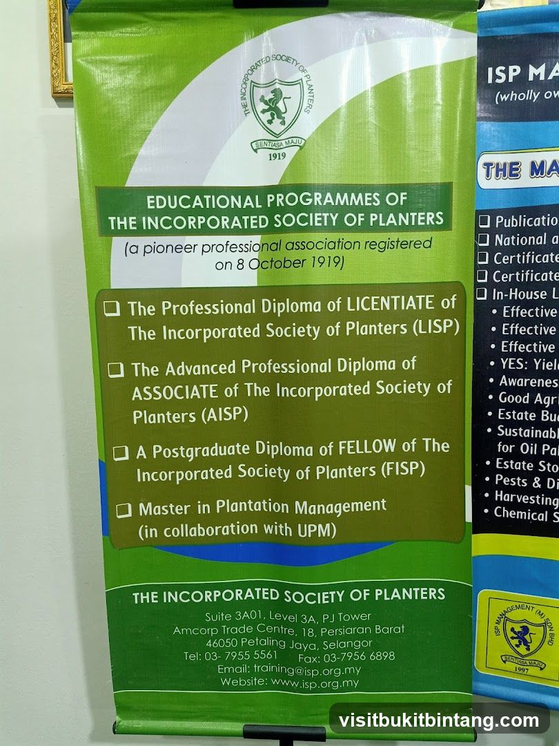 Educational Programmes of The Incorporated Society of Planters