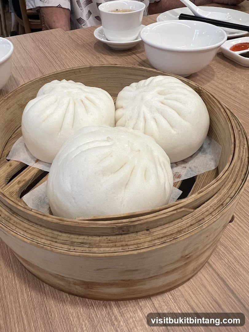 Steamed Buns in a Bamboo Steamer