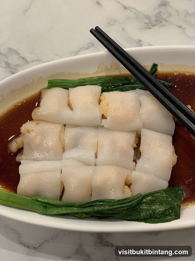 Shrimp Rice Noodle Rolls