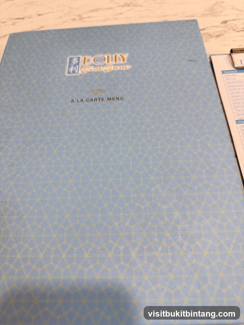 Dolly Dim Sum A La Carte Menu