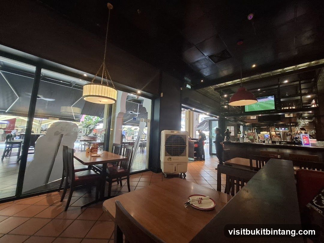 Restaurant Interior with Bar and Seating