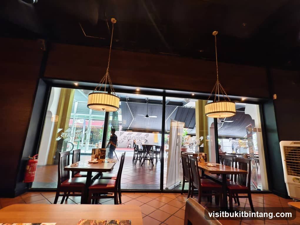 Restaurant Interior with Tables and Chairs