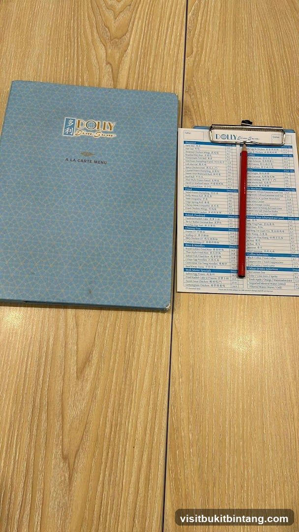 DOLLY Dim Sum A LA CARTE MENU