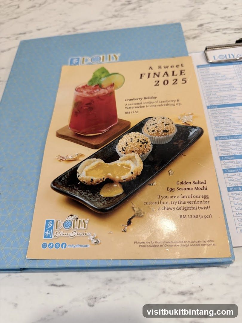 DOLLY Dim Sum Menu