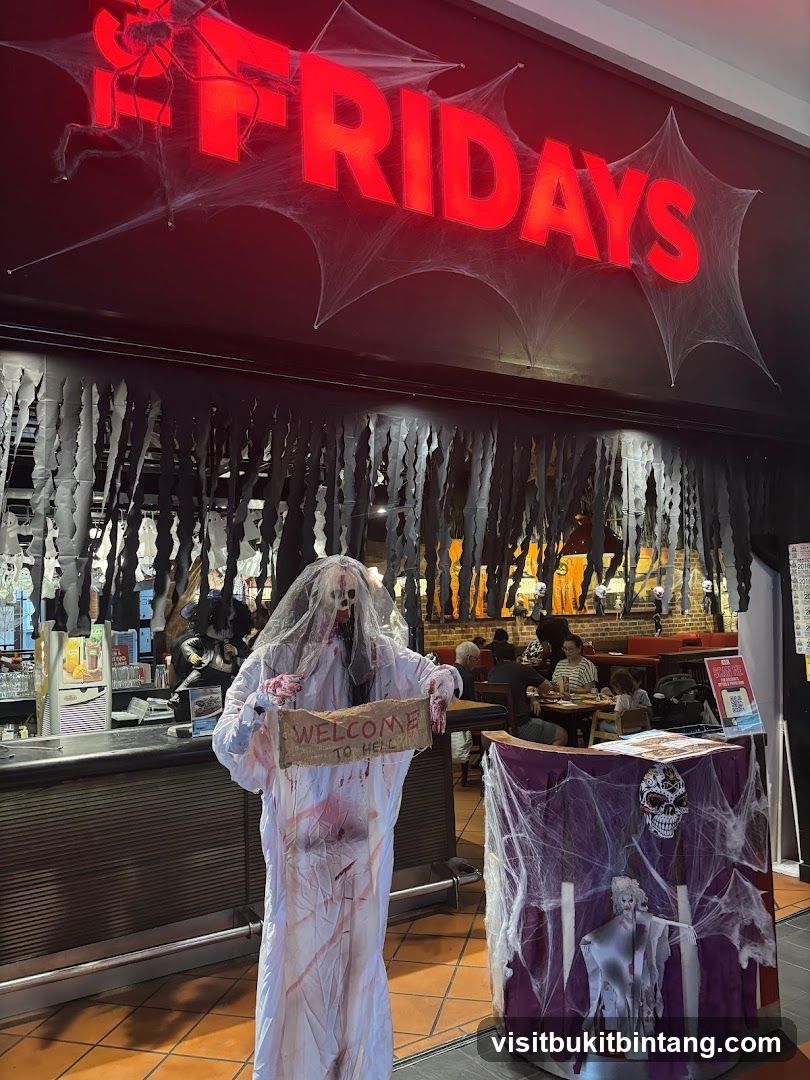 Halloween Decorations at Fridays