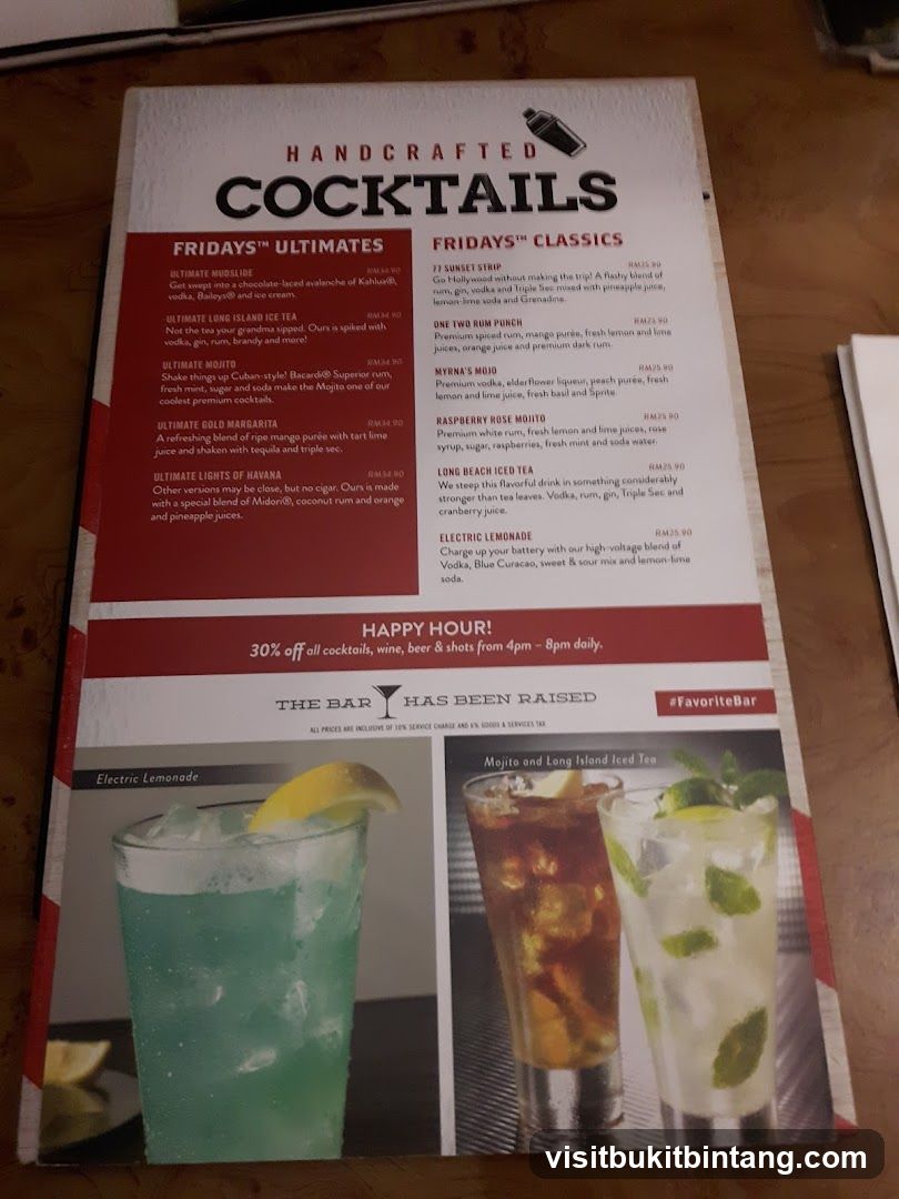 HANDCRAFTED COCKTAILS