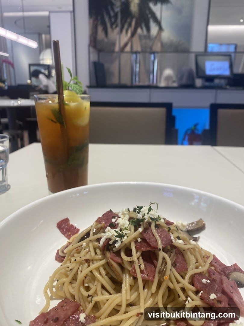 Spaghetti with meat and cheese
