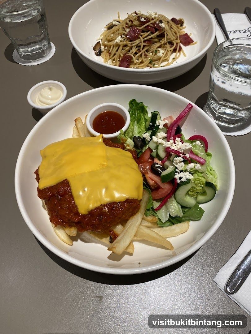 Cheeseburger and Pasta