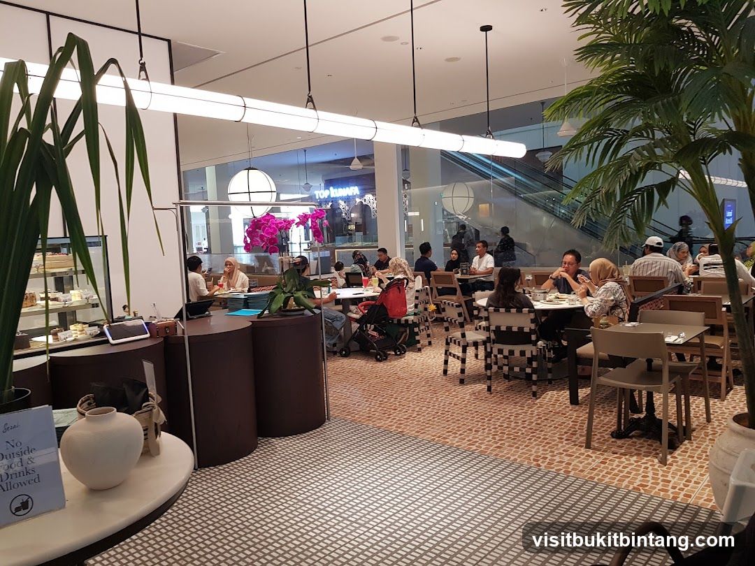 Cafe Interior with Patrons