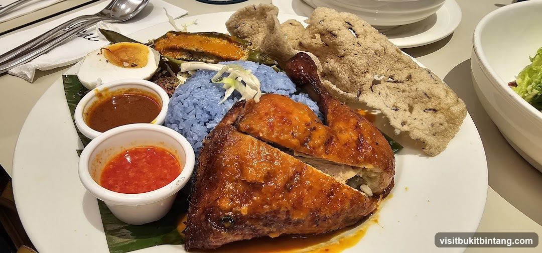 Nasi Lemak with Roasted Chicken