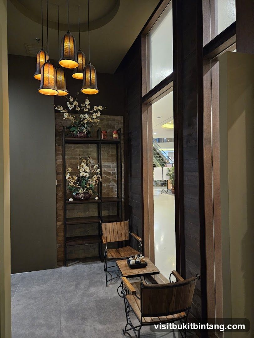 Seating Area with Decorative Elements
