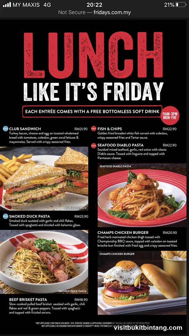 LUNCH LIKE IT'S FRIDAY