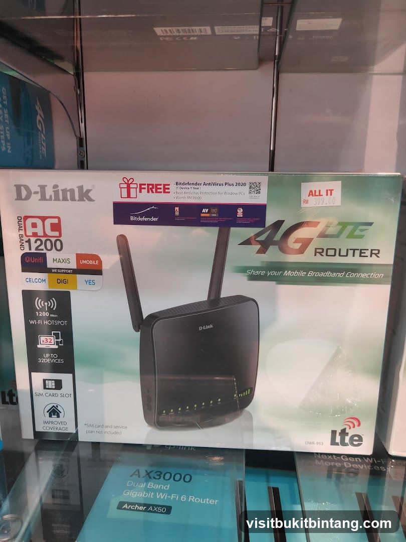 D-Link 4G LTE Router Box