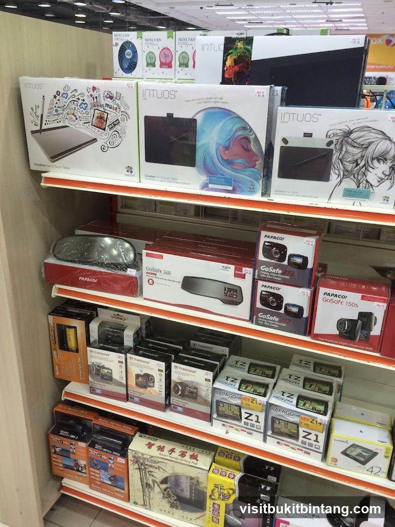 Electronics Store Shelves