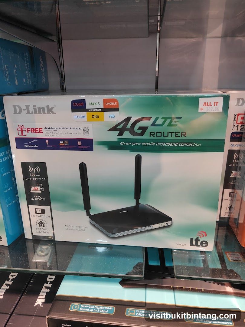 D-Link 4G LTE Router Box