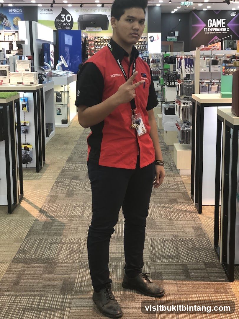 Store Employee Posing