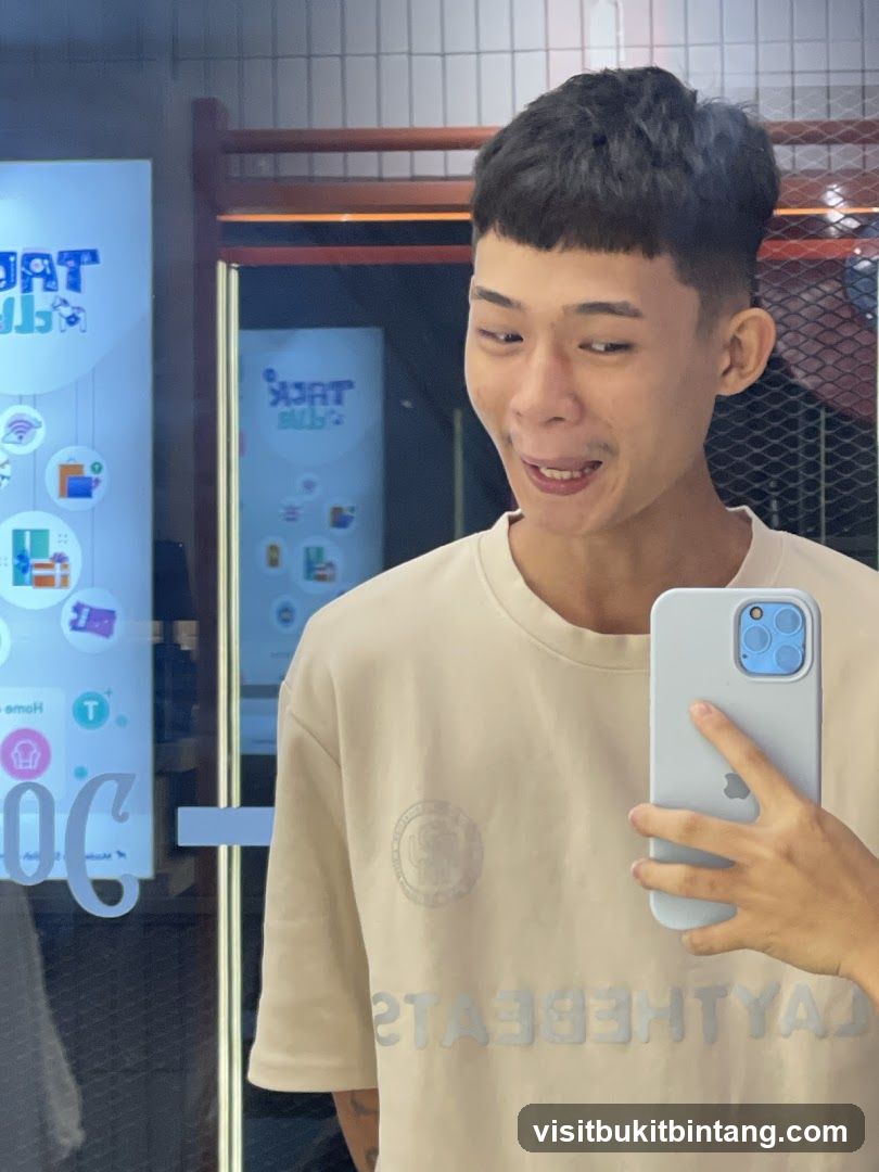 Man Taking a Selfie