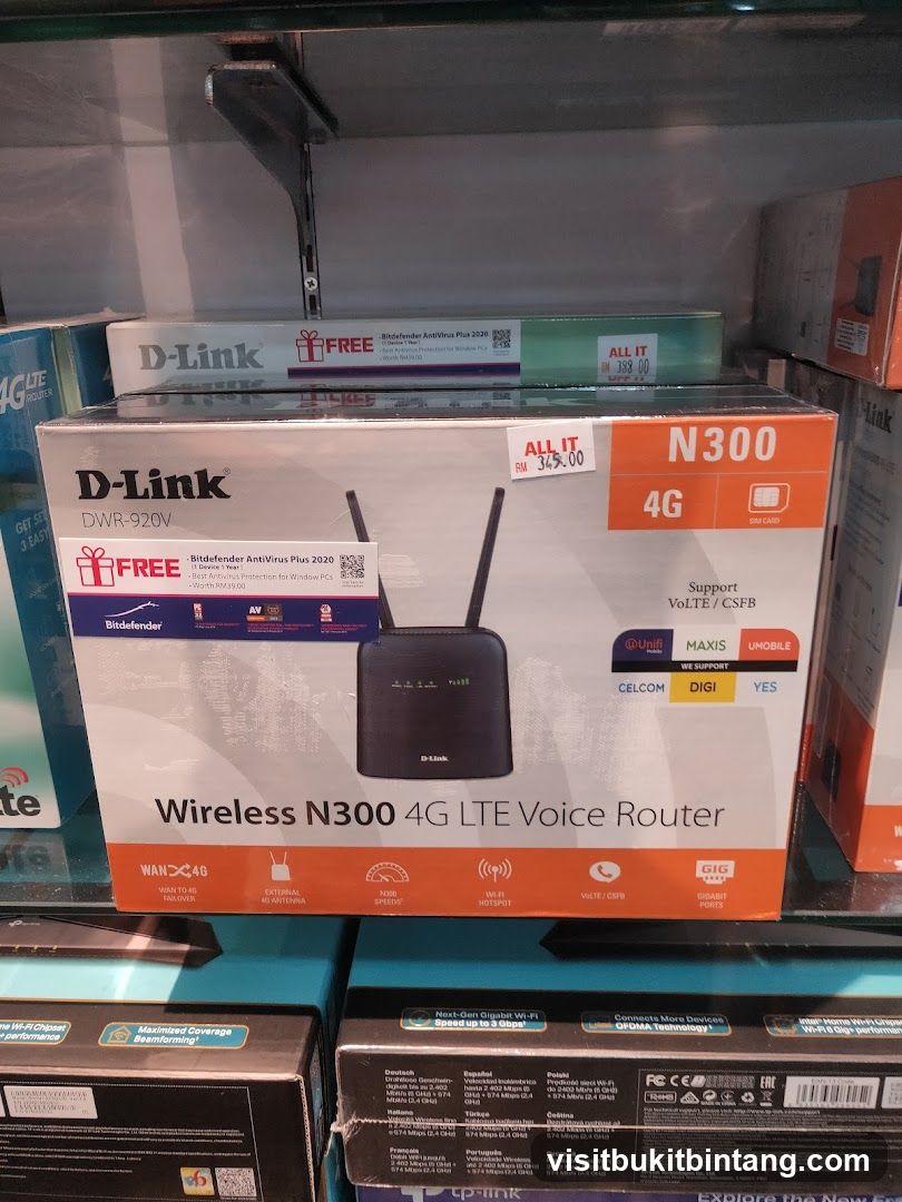 D-Link Wireless N300 4G LTE Voice Router