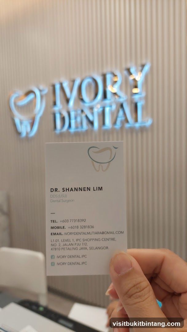 Business Card for Dr. Shannen Lim