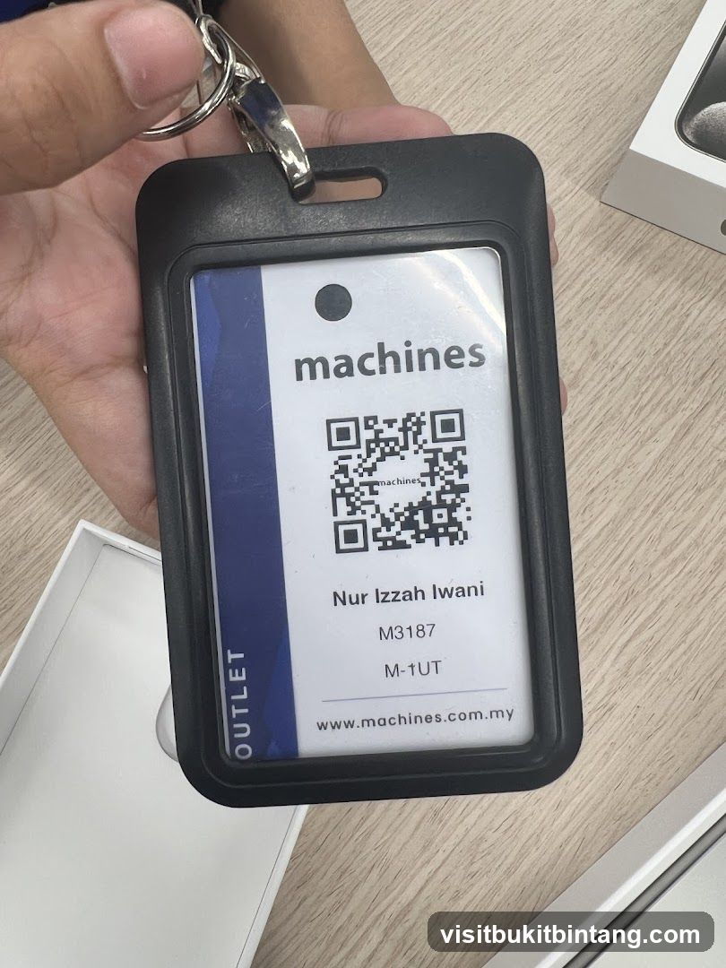 Machines Outlet ID Card