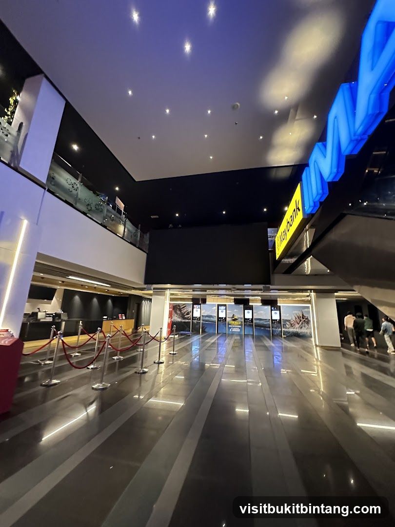 Modern Interior with Digital Displays