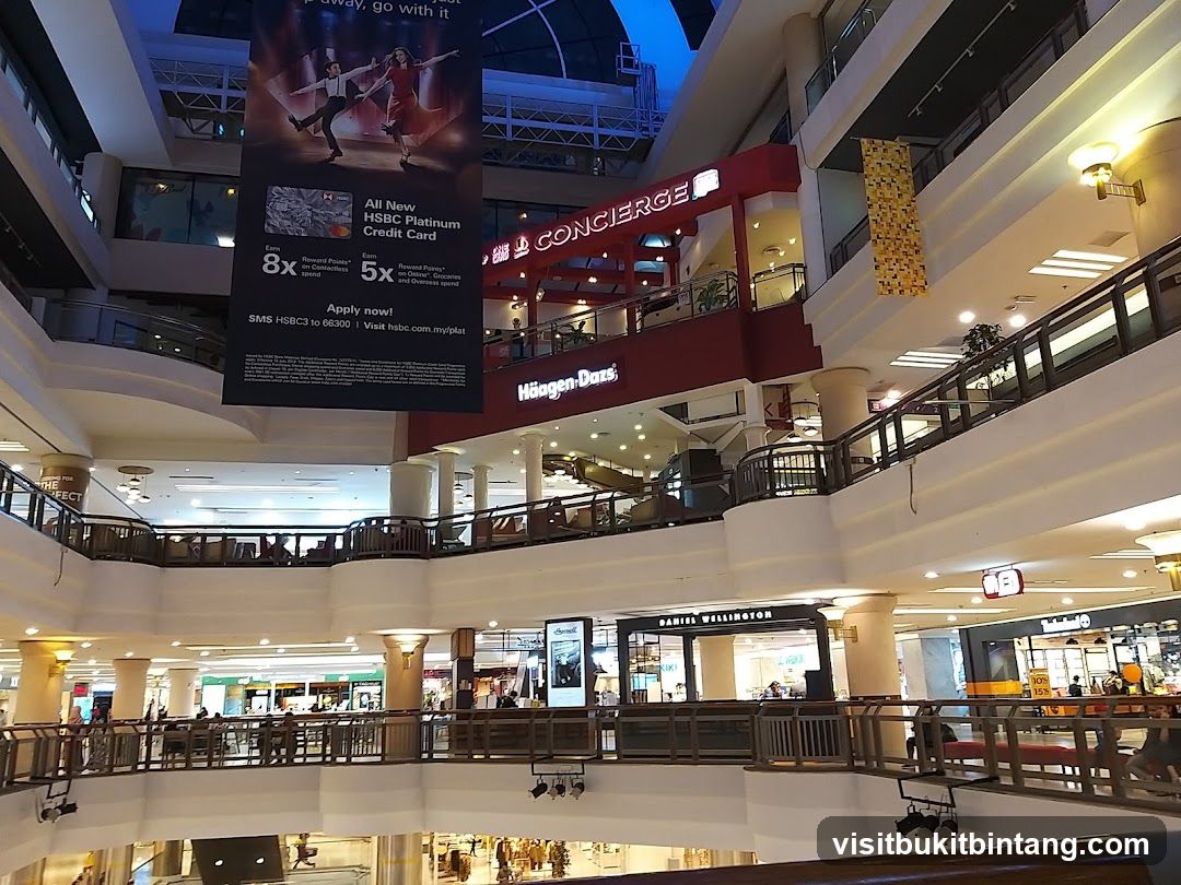 Mall Interior with Shops and Advertisements
