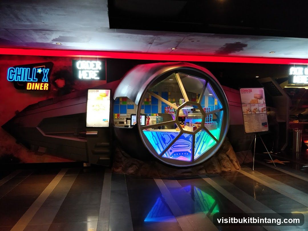 Diner with Sci-Fi Theme