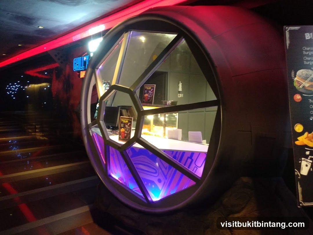 Futuristic Food Kiosk