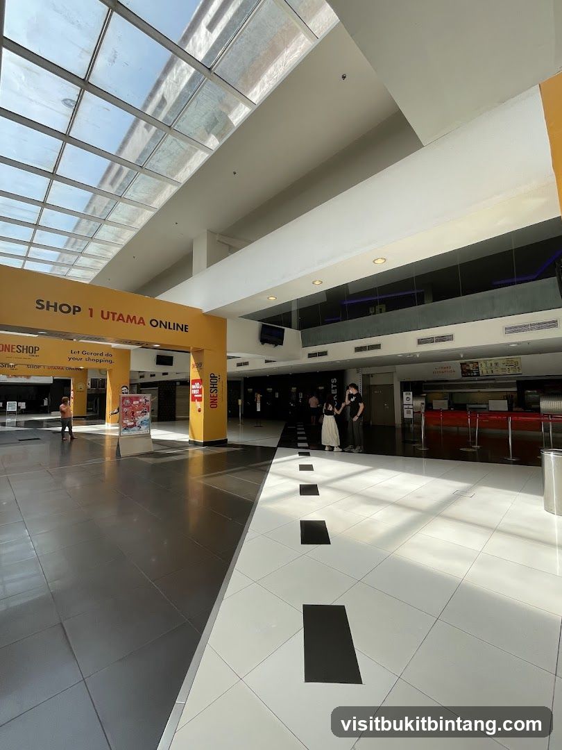 Indoor Shopping Mall Corridor