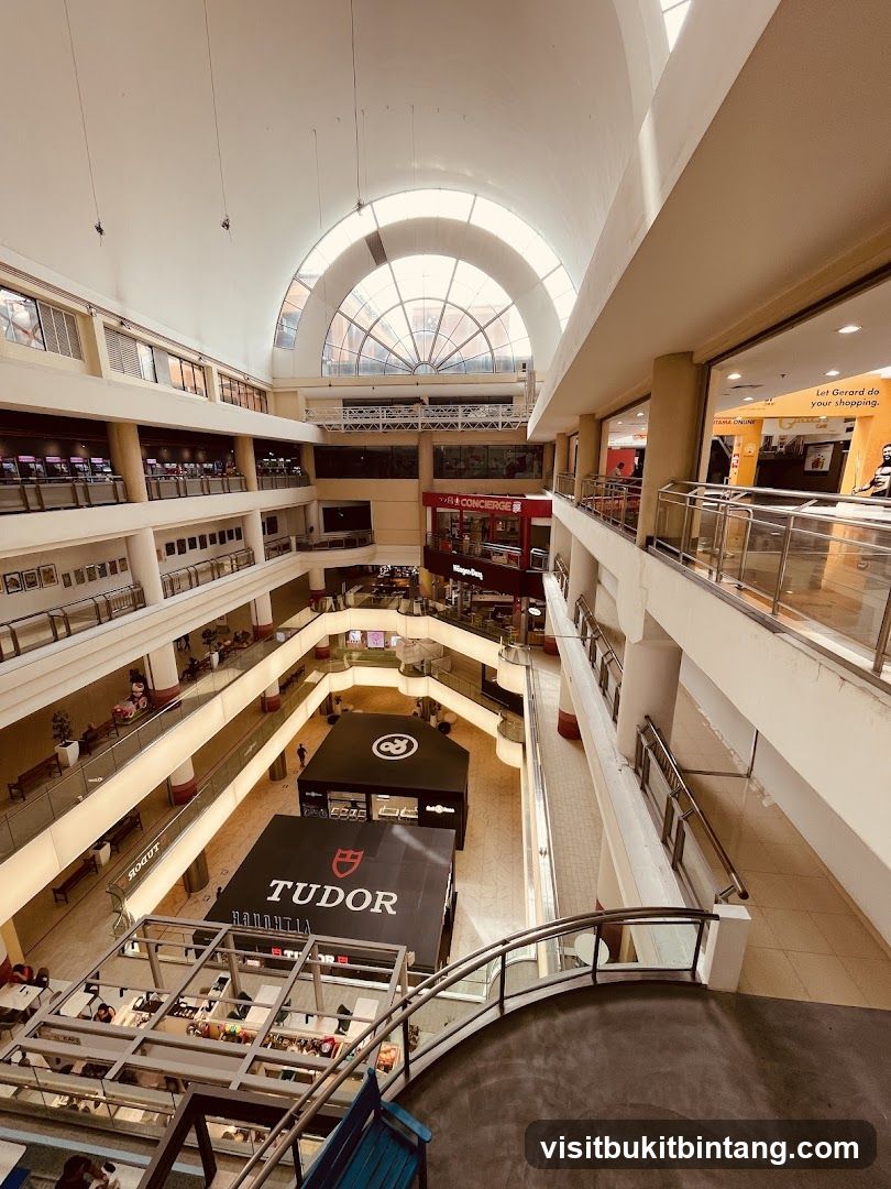 Mall Interior with Tudor Display