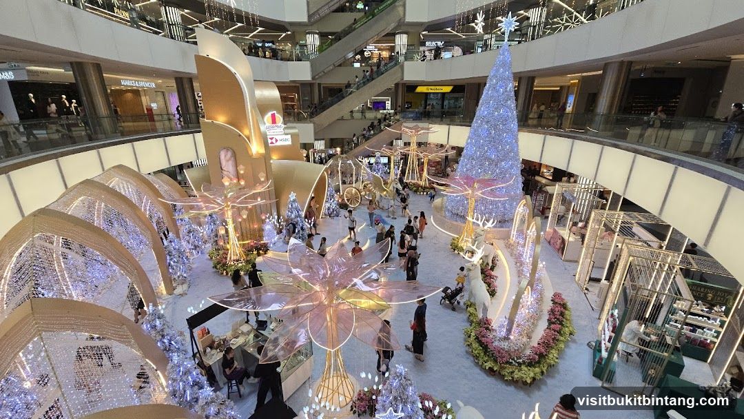 Christmas Decorations in a Mall