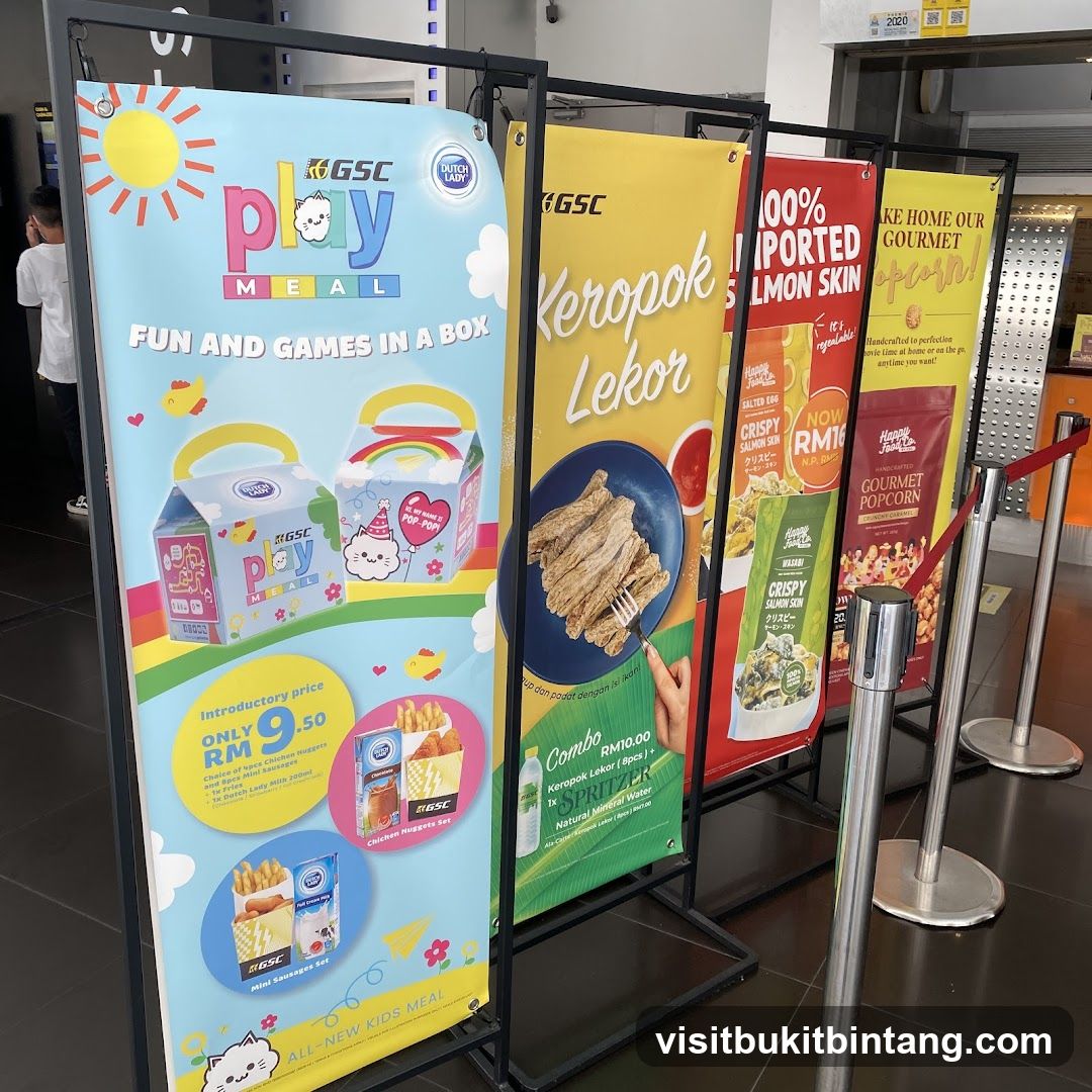 Promotional Banners for GSC Food Items
