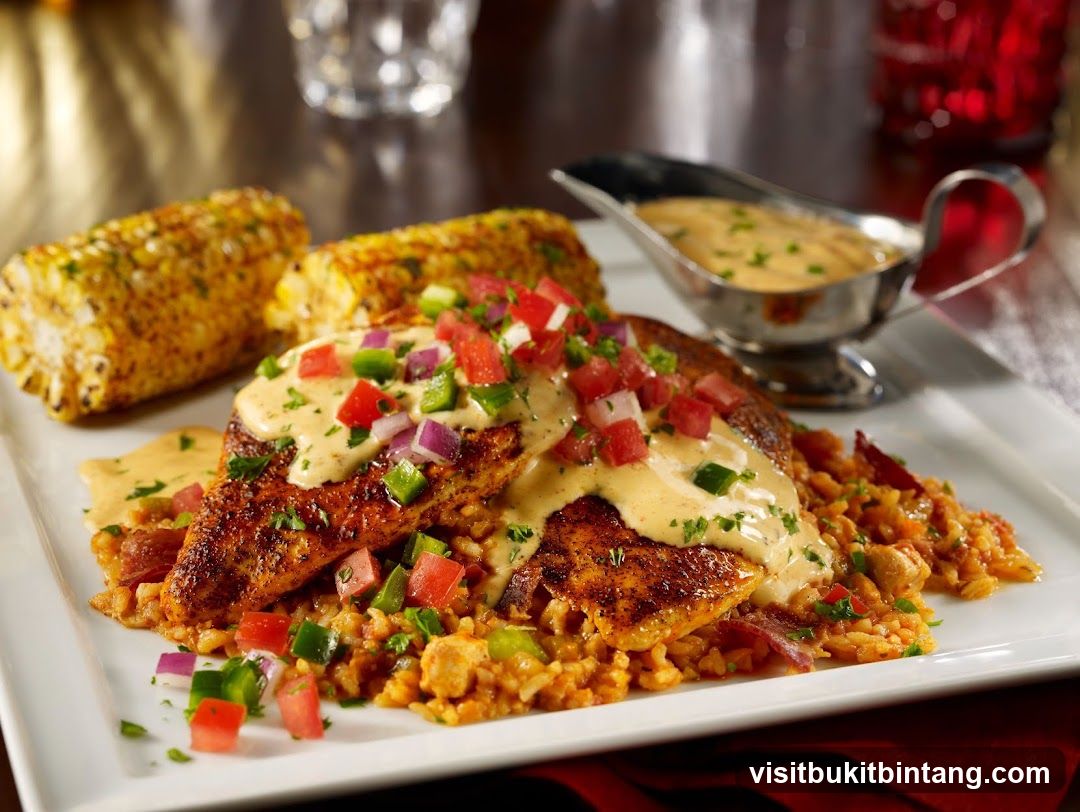 Fish Dish with Corn on the Cob