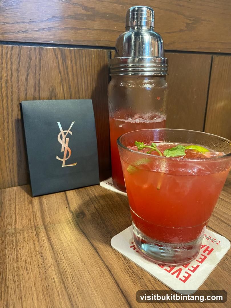 Cocktail and Yves Saint Laurent Gift Bag