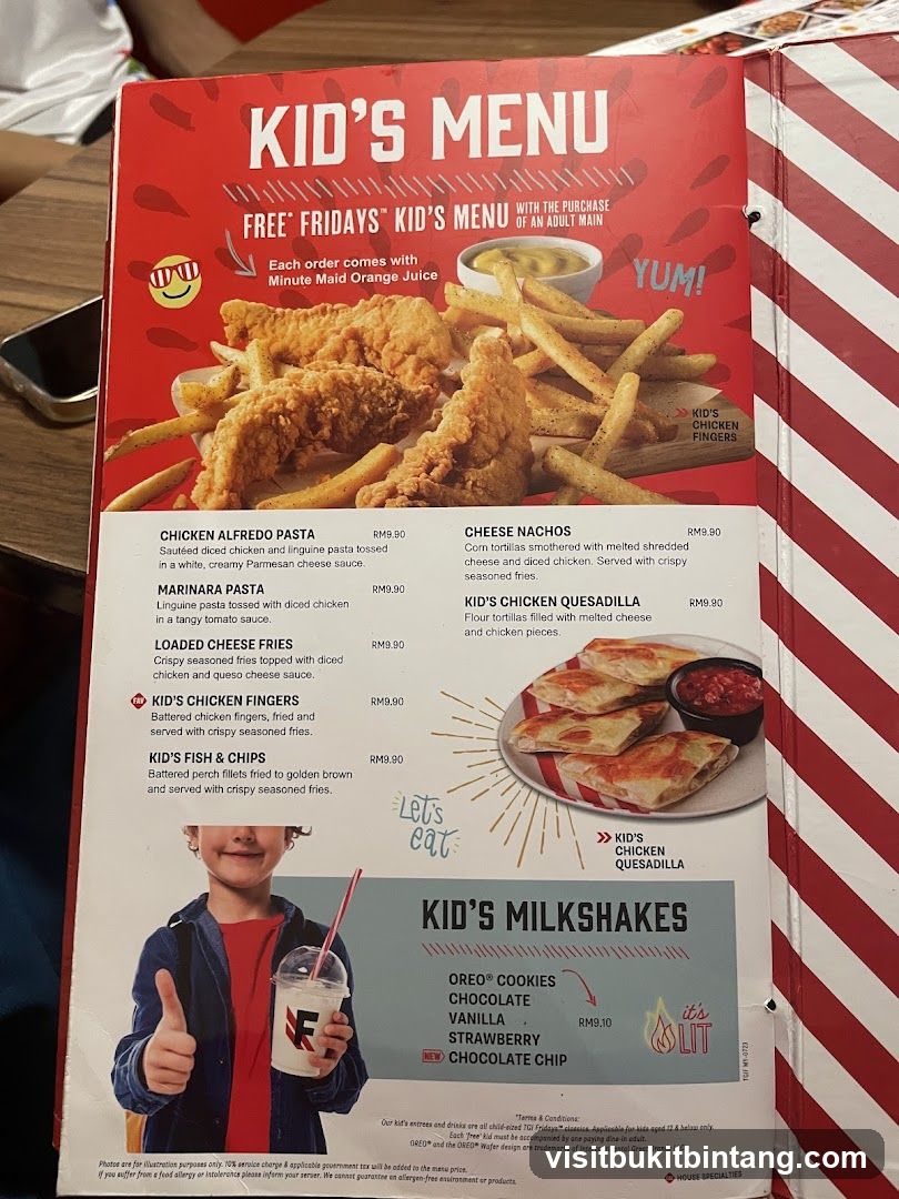 KID'S MENU