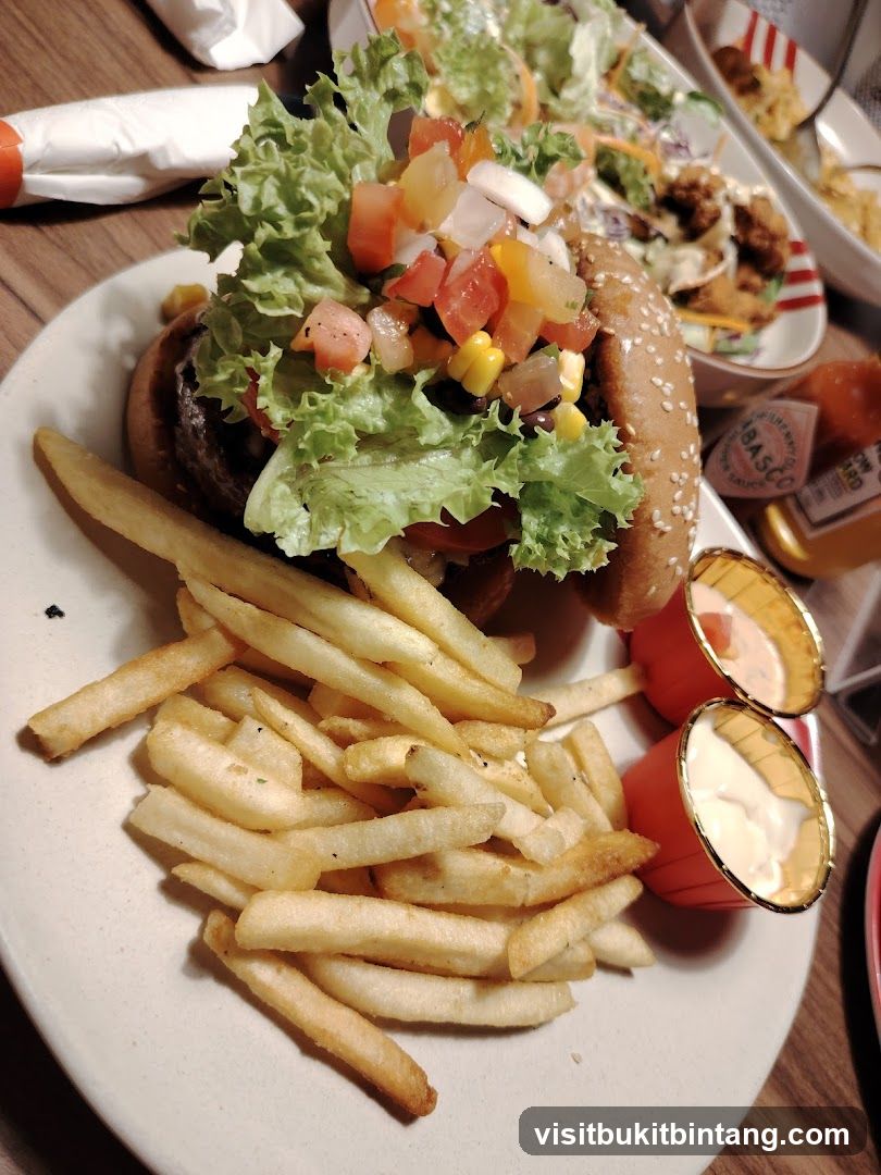 Burger and Fries