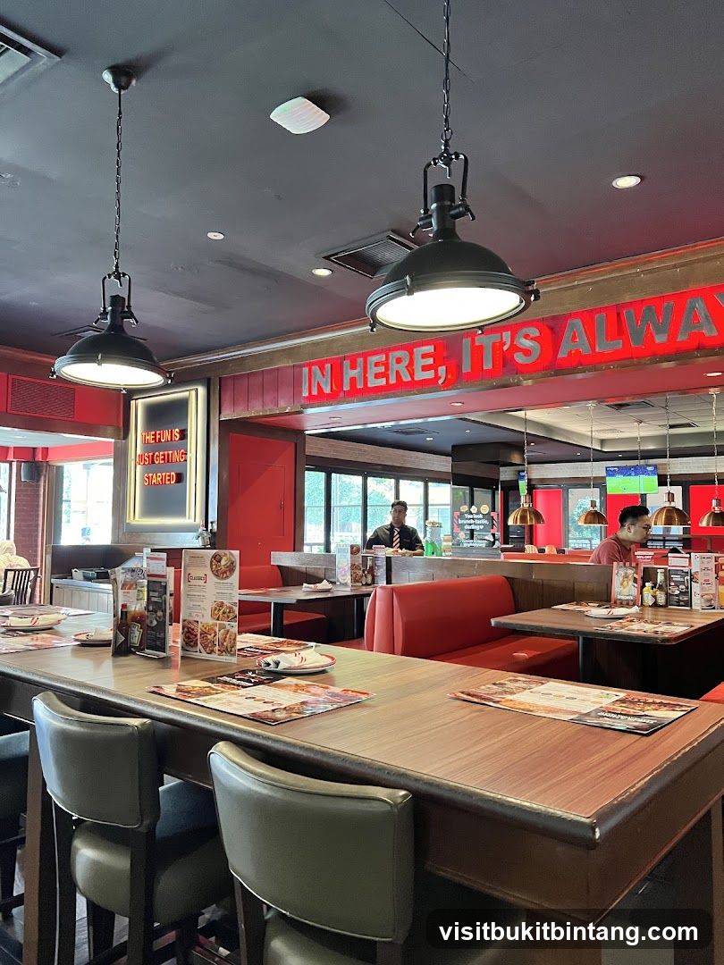 Restaurant Interior with Seating and Decor