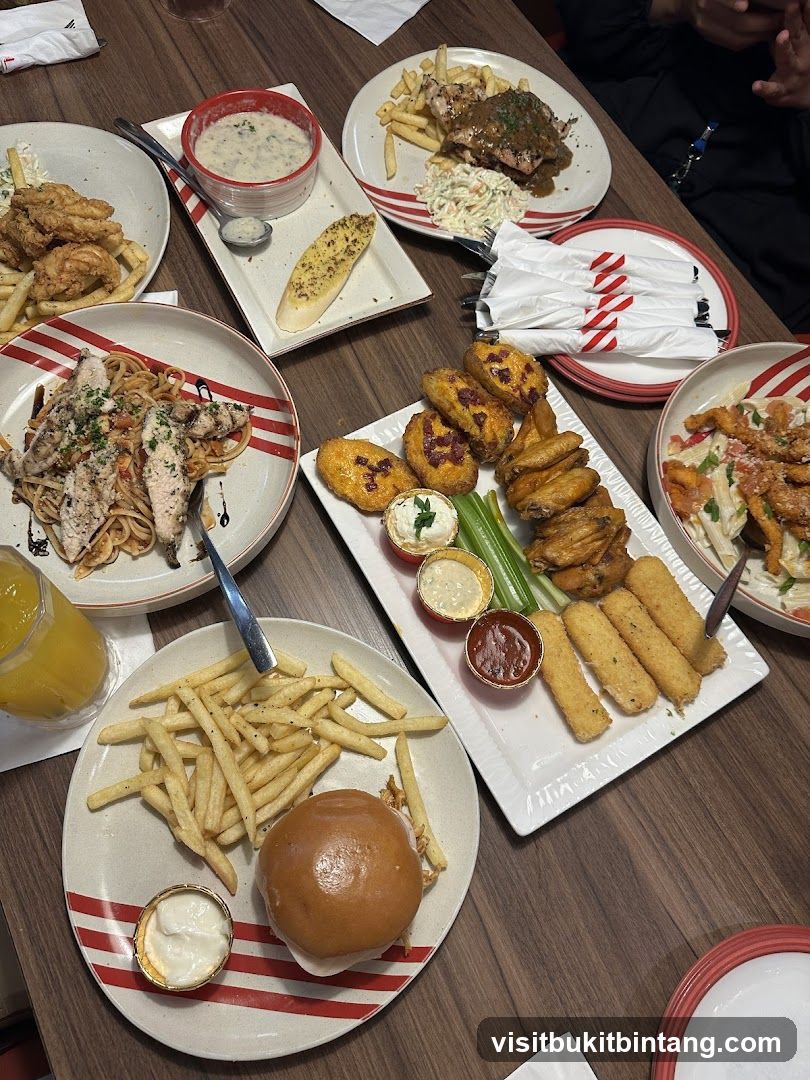 Assortment of Food on a Table